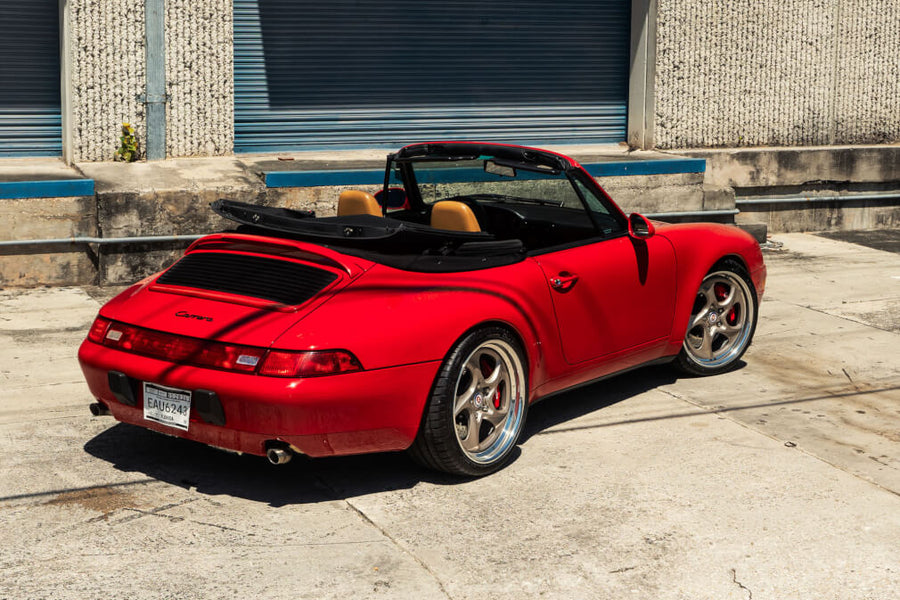 HRE 522 forged wheel on Porsche 993 Carrera Cabriolet