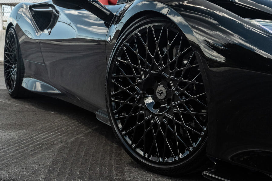 HRE 501M forged wheel on Ferrari F8 Spider