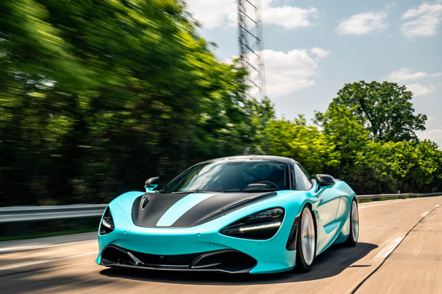 HRE P104 forged wheel on Mclaren 720S
