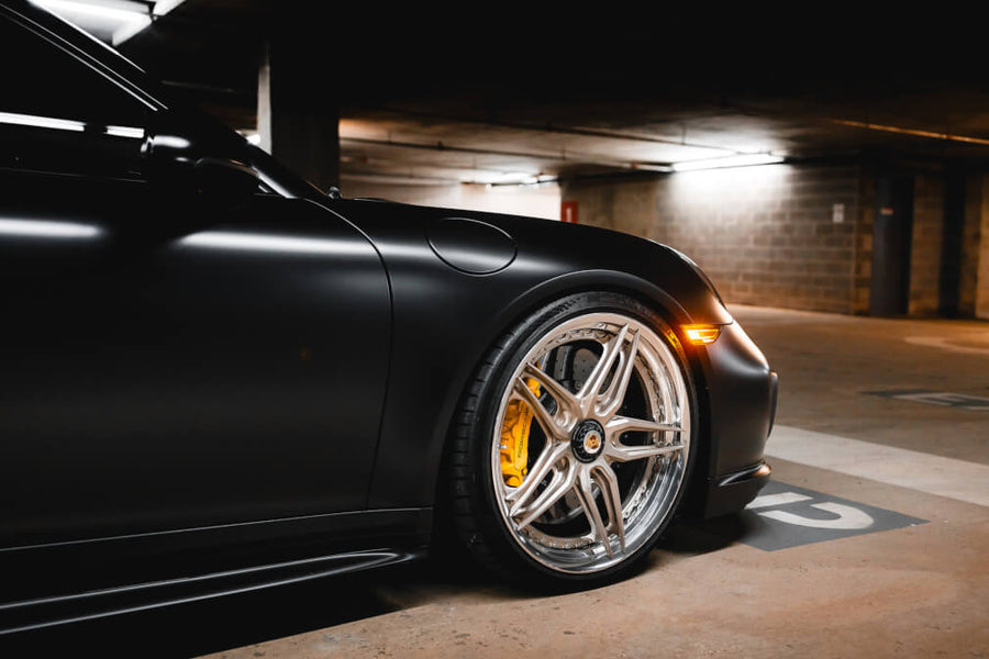 HRE S107SC forged wheel on Porsche 9912 Turbo S