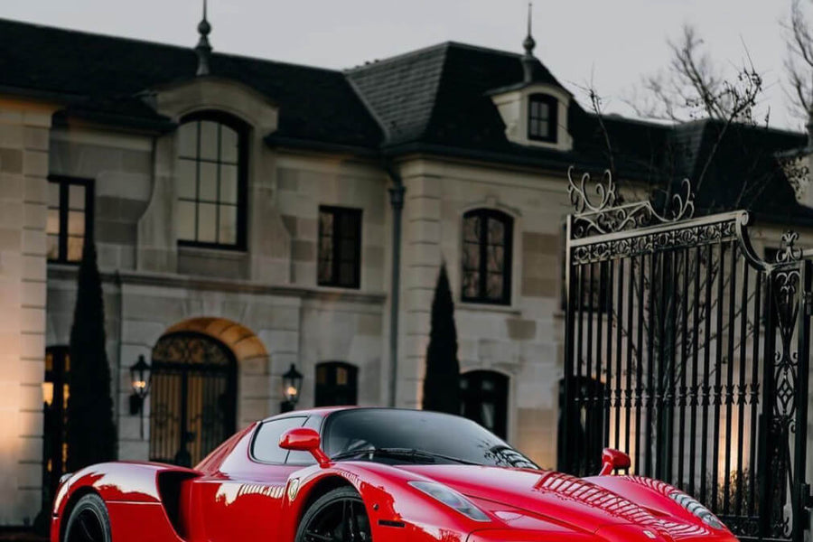HRE P107 forged wheel on Ferrari Enzo