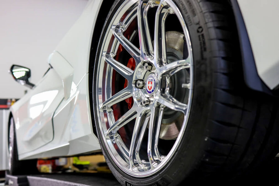 HRE RC104 forged wheel on Chevrolet Corvette C8