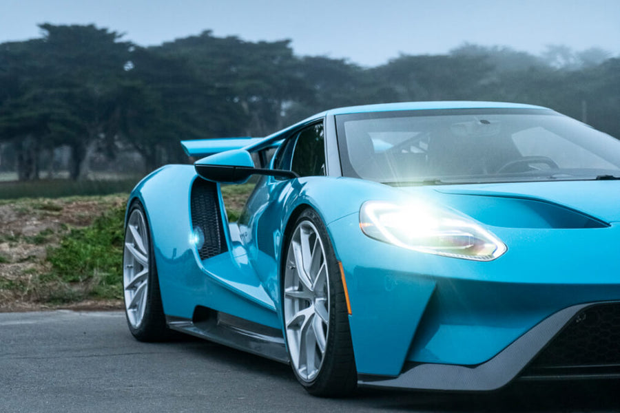 HRE P104 forged wheel on Ford GT