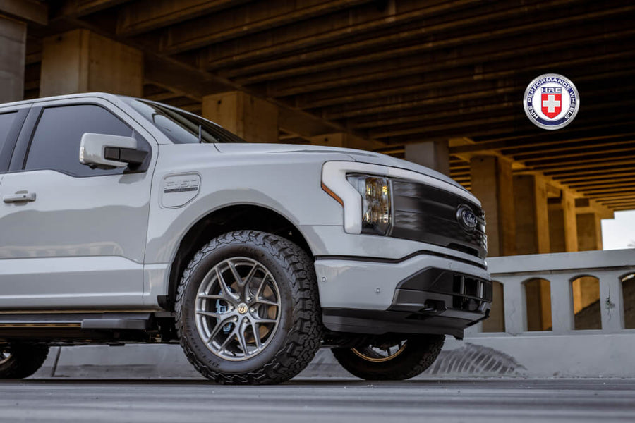 HRE P161 forged wheel on Ford F 150 Lightning