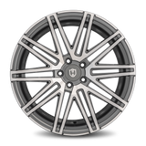 Curva C48 20x10.5 +40 Gloss Black Machine Face custom-drilled Euro wheel