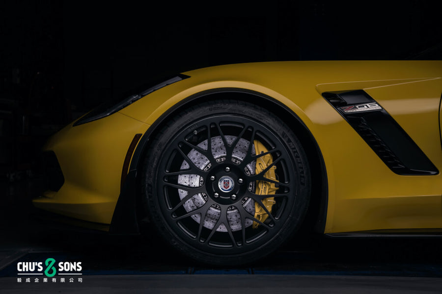 HRE 300M forged wheel on Chevrolet Corvette Z06