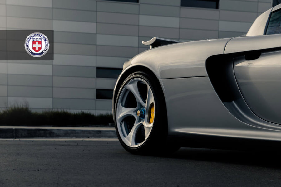 HRE 522M forged wheel on Porsche Carrera GT Silver