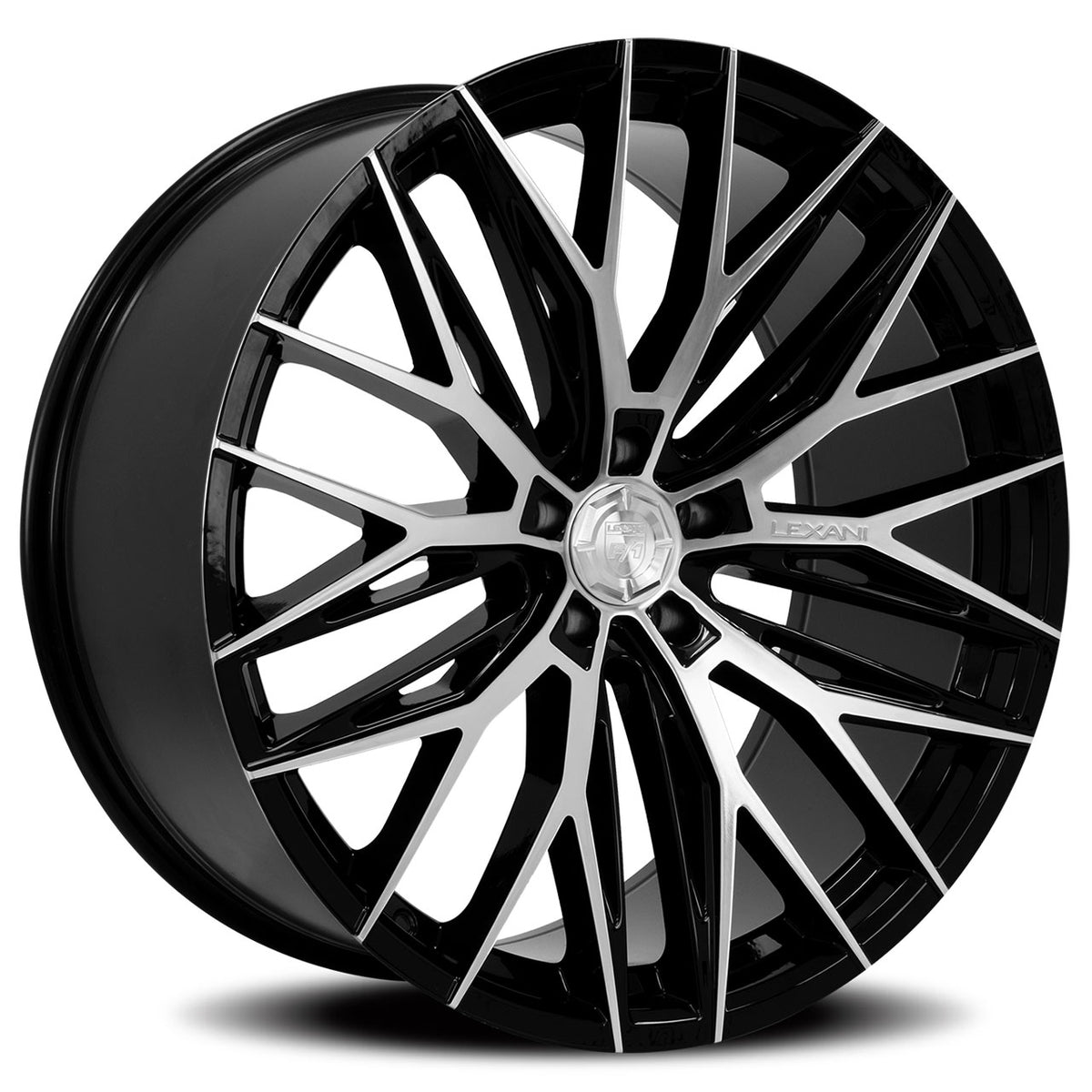 Lexani ARIES Black/Machined wheel