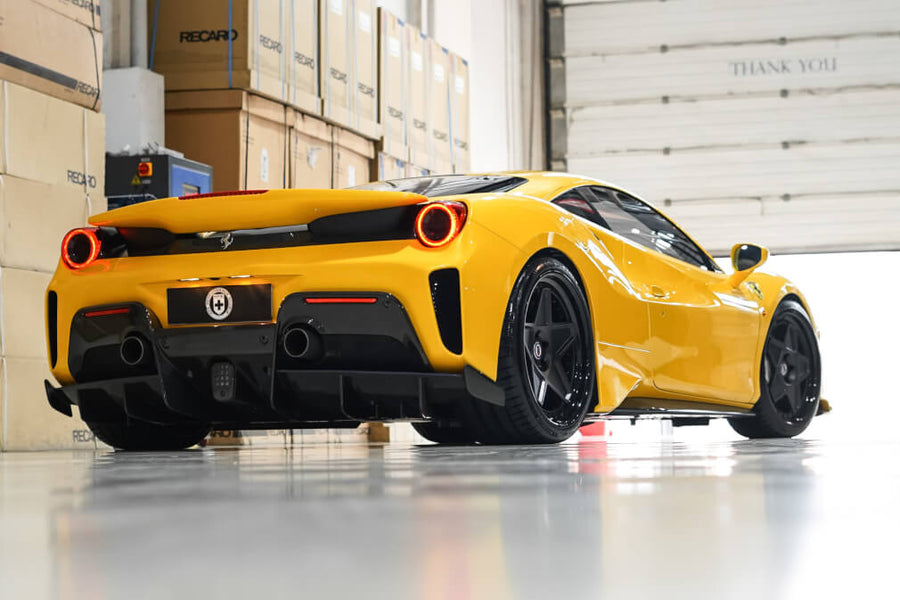 HRE 505 forged wheel on Ferrari 488 Pista