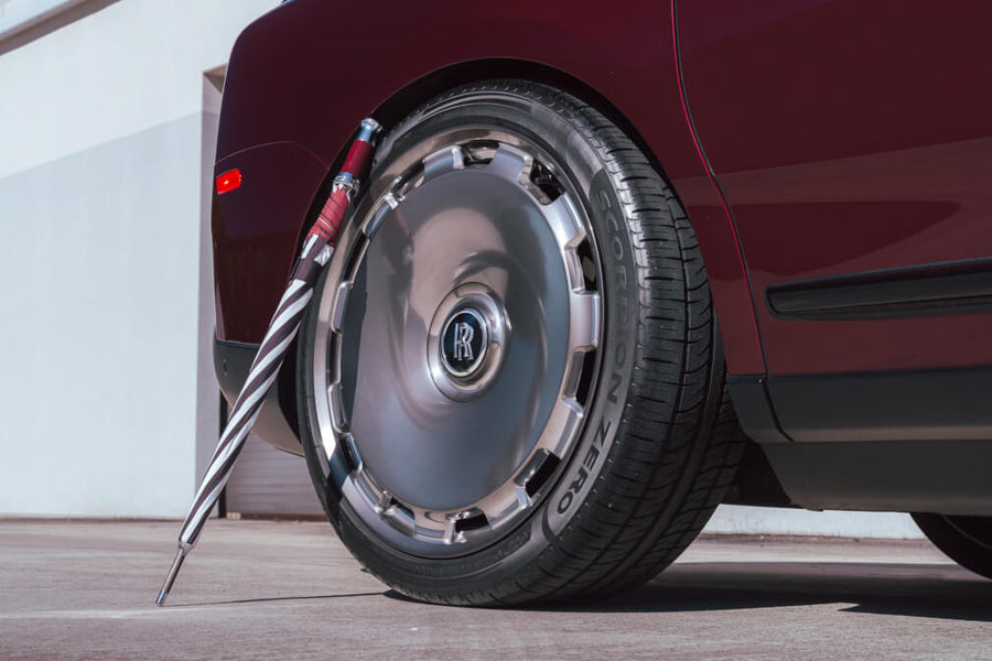 HRE L108M forged wheel on Rolls Royce Cullinan RED