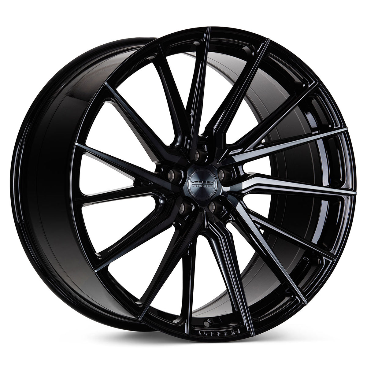 Vossen HF-4T Black/Machined wheel