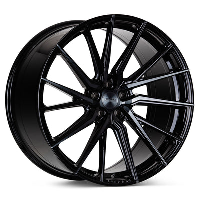 Vossen HF-4T Black/Machined wheel