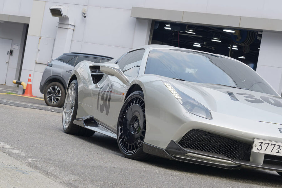 HRE P301 forged wheel on Ferrari 488 GTB