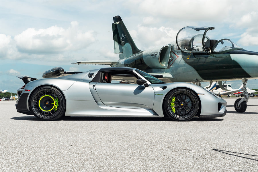 ANRKY AN20 forged wheel on Porsche 918 on ANRKY AN20 + AEROSport