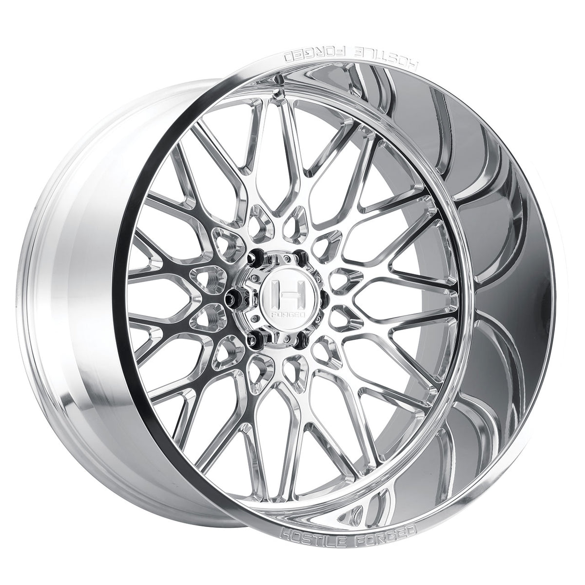Hostile Forged HF08 SAVAGE Polished wheel