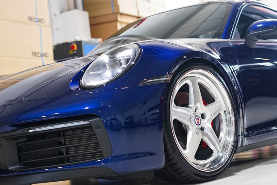 HRE 527 forged wheel on Porsche 992 911 Carrera S
