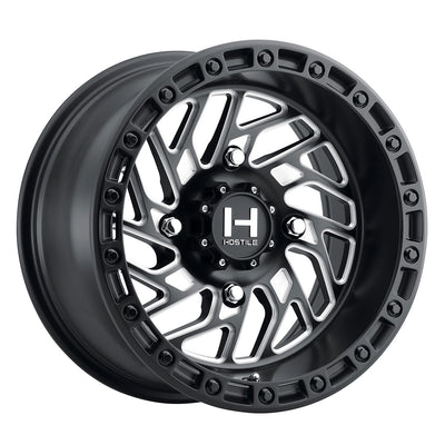 Hostile H116 JIGSAW UTV Black/Machined wheel