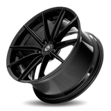 Curva CFF46 19x8.5 +35 Gloss Black custom-drilled premium Euro wheel