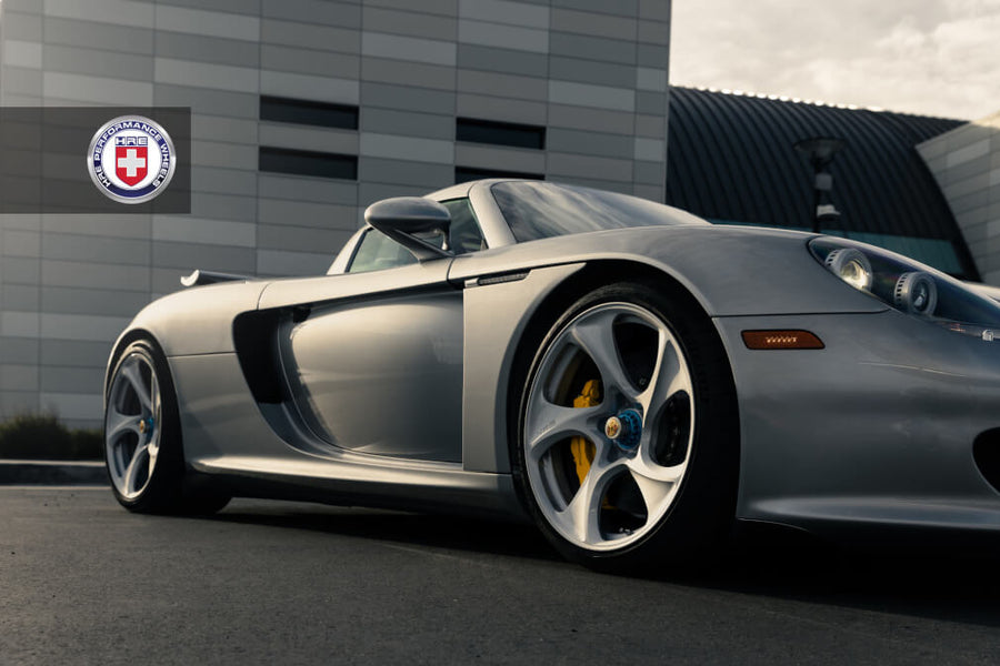 HRE 522M forged wheel on Porsche Carrera GT Silver