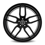 Curva CFF25 20x9.5 +35 Gloss Black custom-drilled premium Euro wheel
