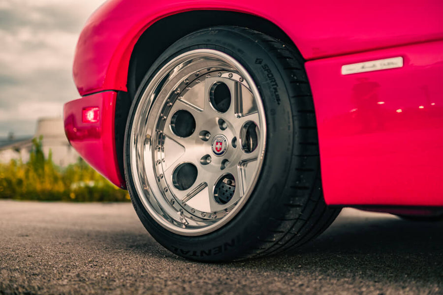 HRE 454 forged wheel on Lamborghini Diablo VT Roadster