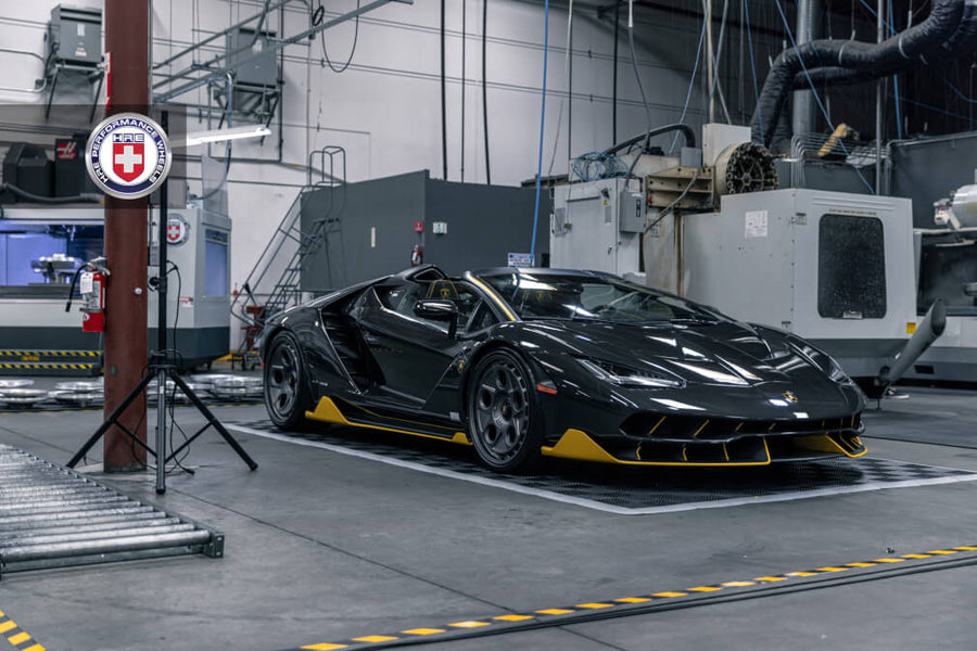 HRE 454 GTM forged wheel on Lamborghini Centenario Roadster