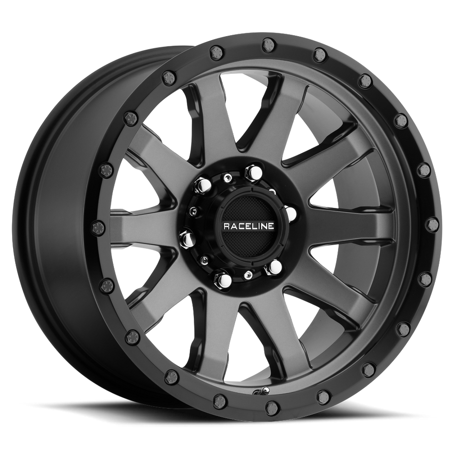 Raceline 934G CLUTCH Satin Gunmetal wheel