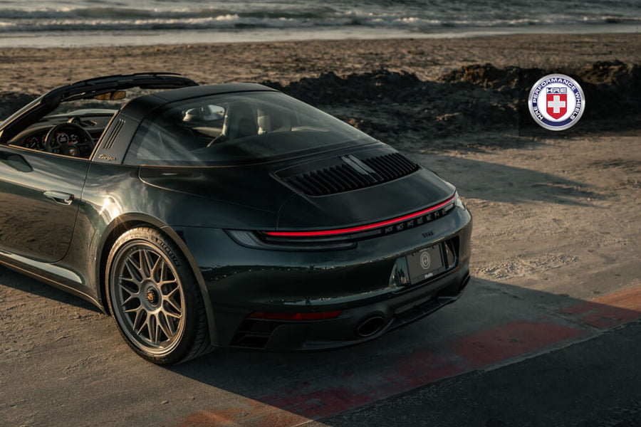 HRE 300 GTS forged wheel on Porsche 992 Targa GTS