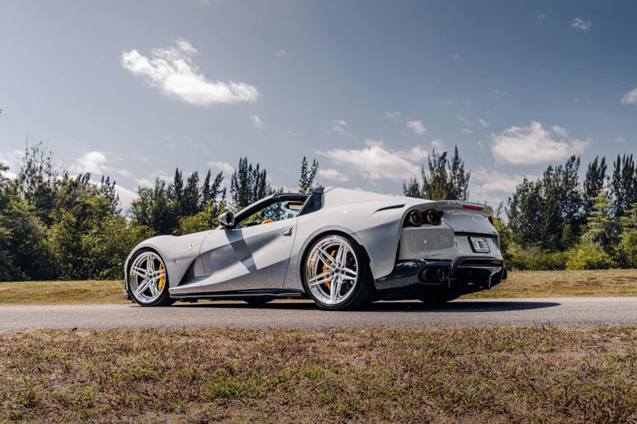 HRE S107SC forged wheel on Ferrari 812 GTS