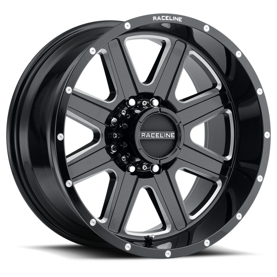 Raceline 940M HOSTAGE Black Machined Face wheel