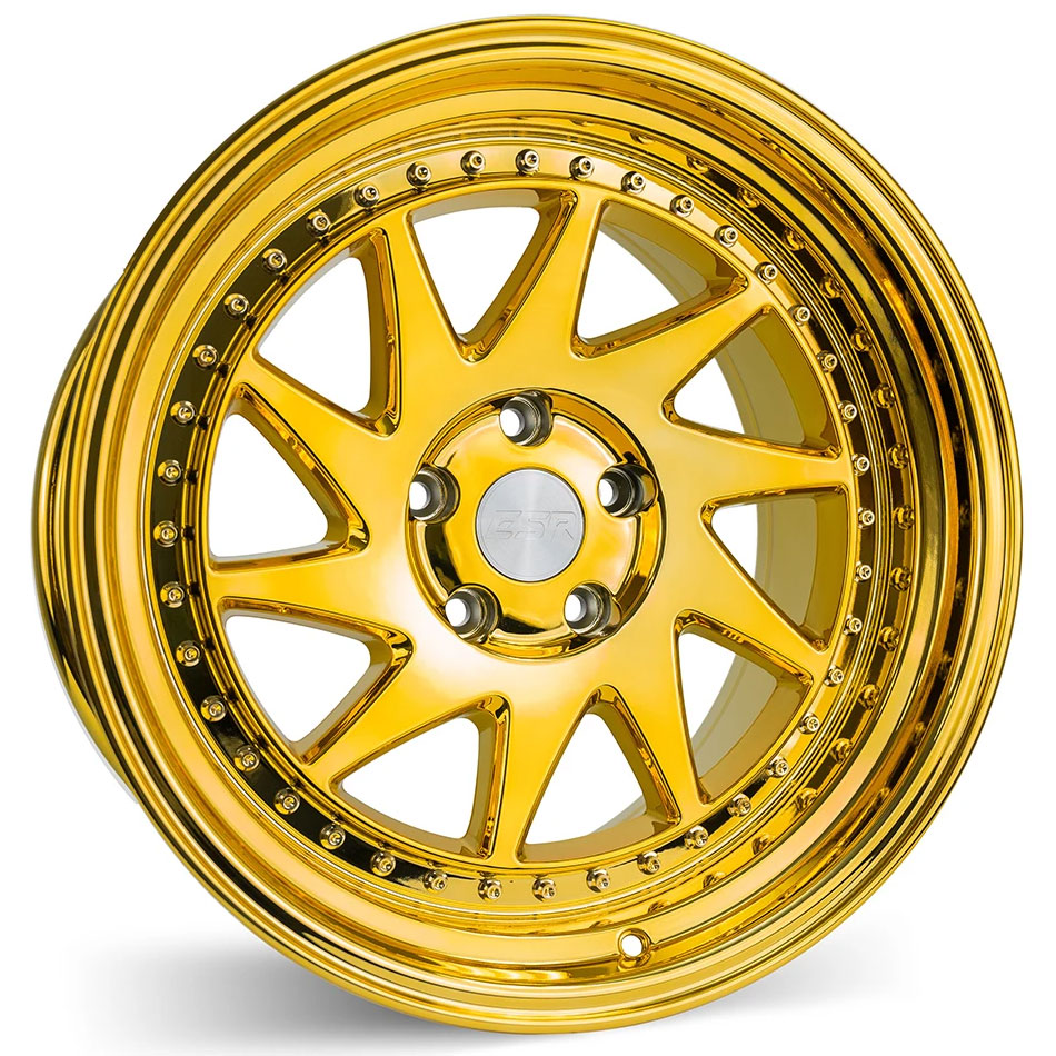 ESR SR09 Gold/Chrome wheel