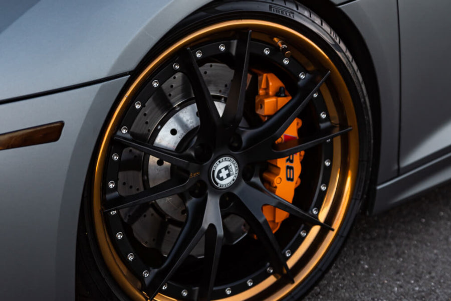 HRE S104 forged wheel on Audi R8