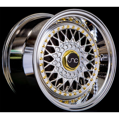 JNC JNC004S Platinum/Gold wheel