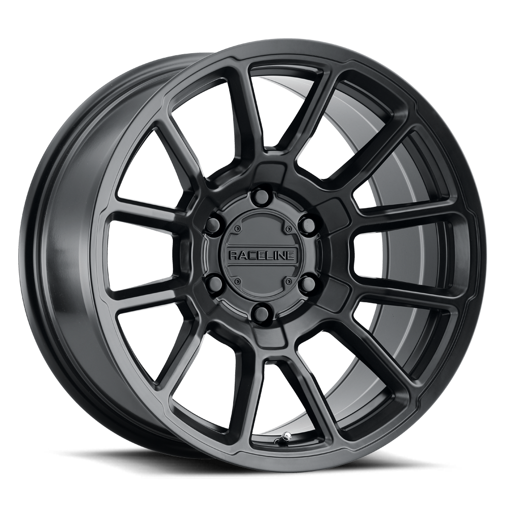 Raceline 950B GAUGE Satin Black wheel