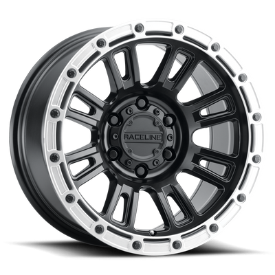 Raceline Compass Black with a Silver  wheel