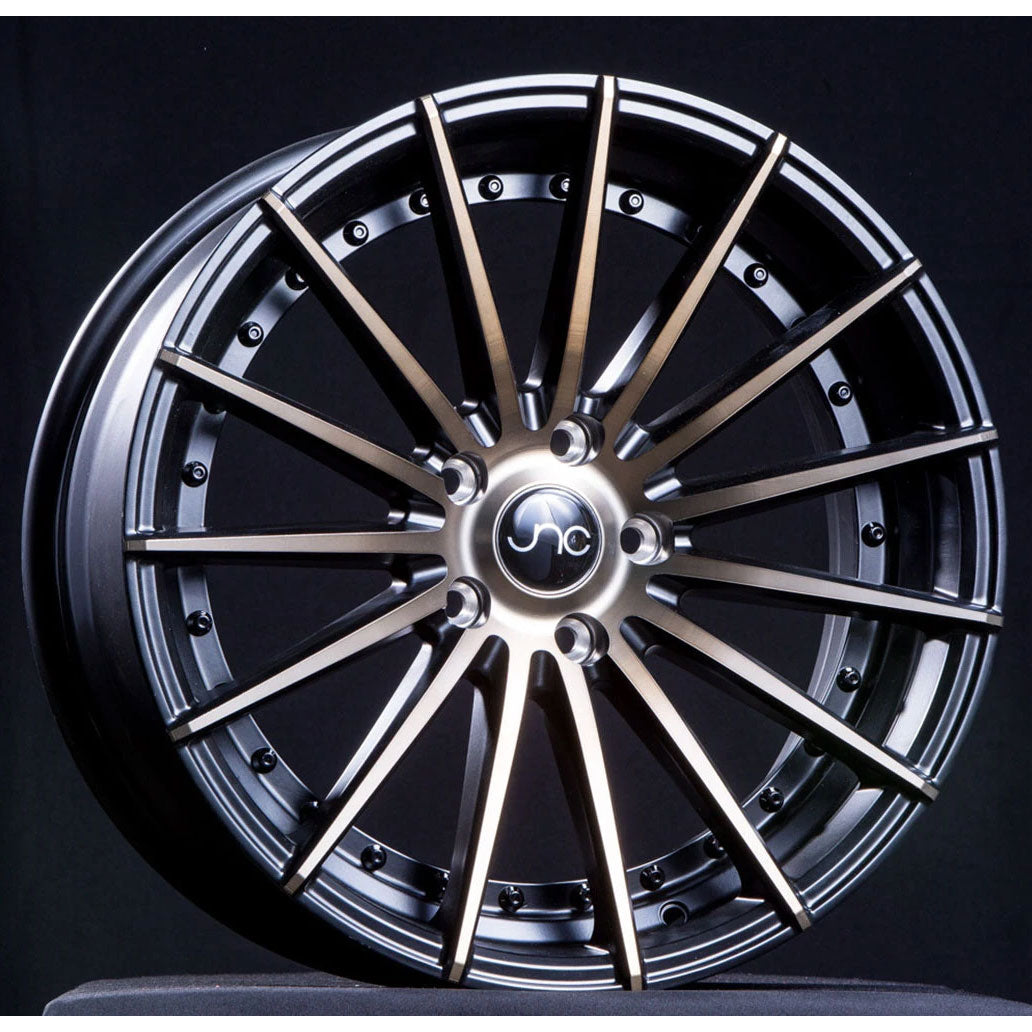 JNC JNC042 Black/Machined/Bronze wheel