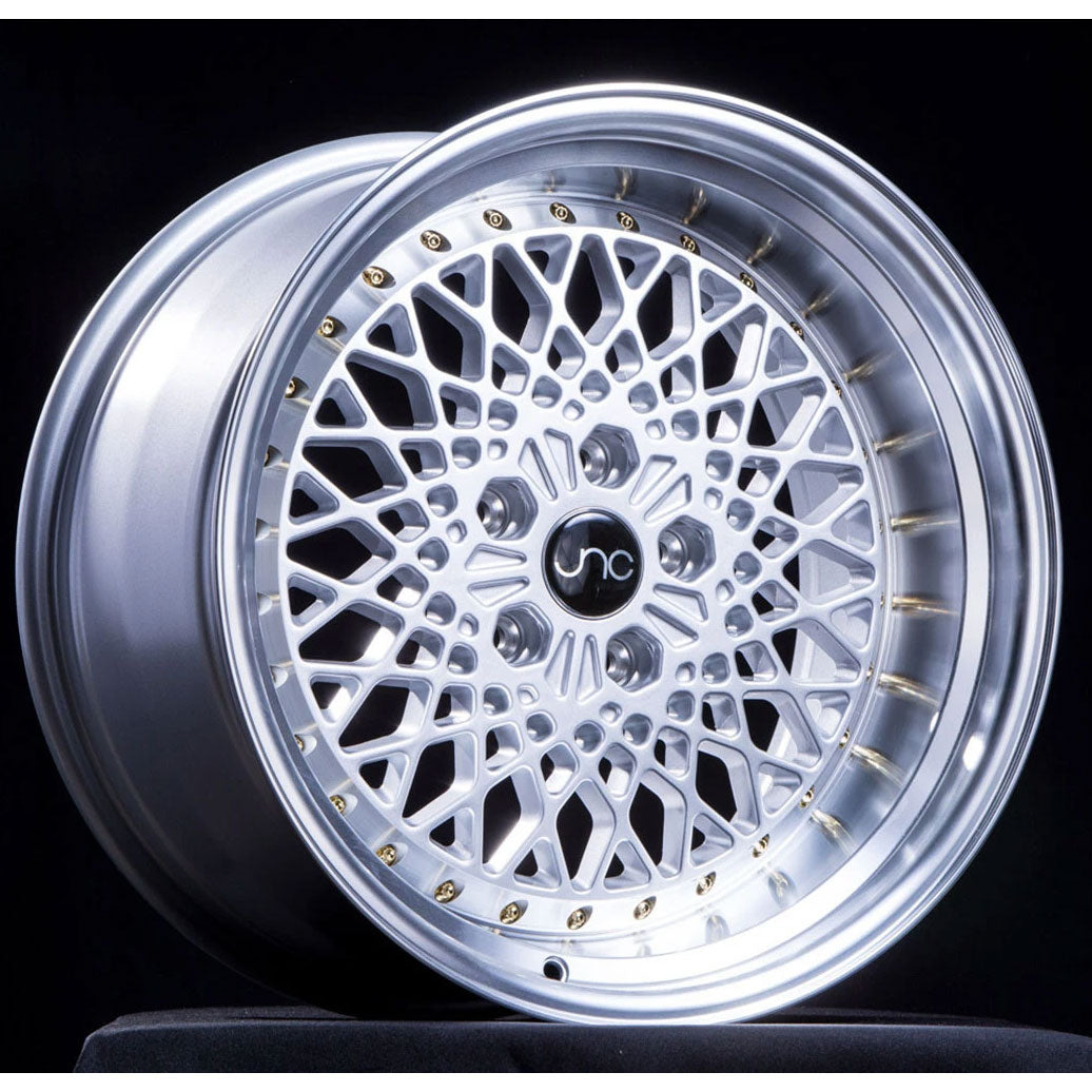 JNC JNC045 Silver/Machined/Gold wheel