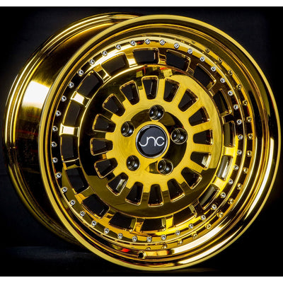JNC JNC046 Gold/Chrome wheel