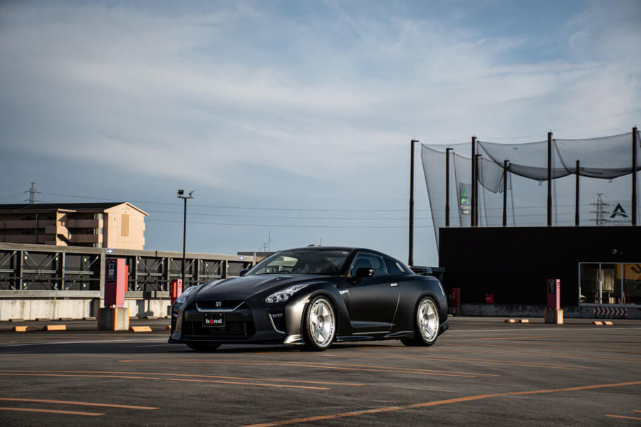 HRE 555 GTM forged wheel on Nissan GTR