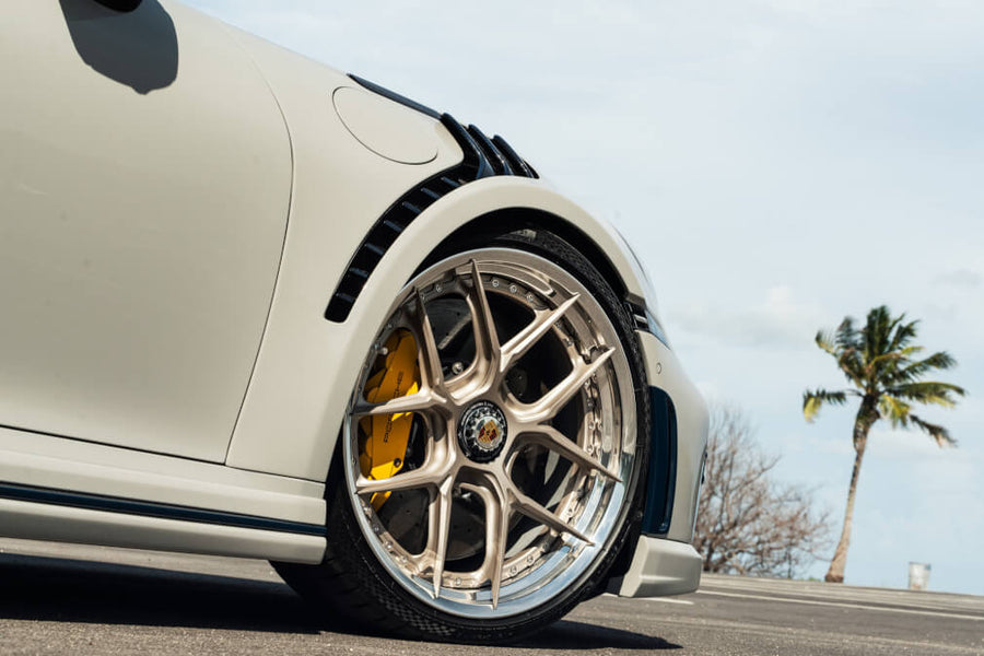 HRE S101SC forged wheel on Porsche 992 Turbo S Cabriolet Techart