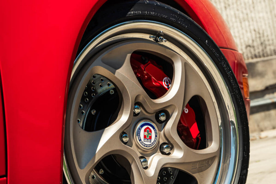 HRE 522 forged wheel on Porsche 993 Carrera Cabriolet