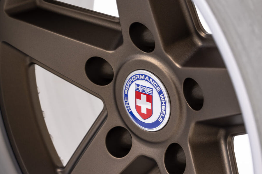 HRE 517K forged wheel on HRE Vintage 517K IN Satin Bronze Frozen Polished Clear