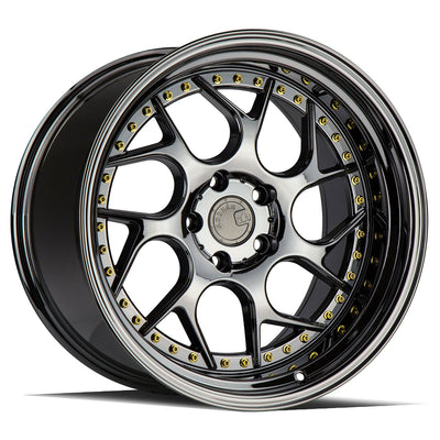 Aodhan DS01 Black/Chrome wheel