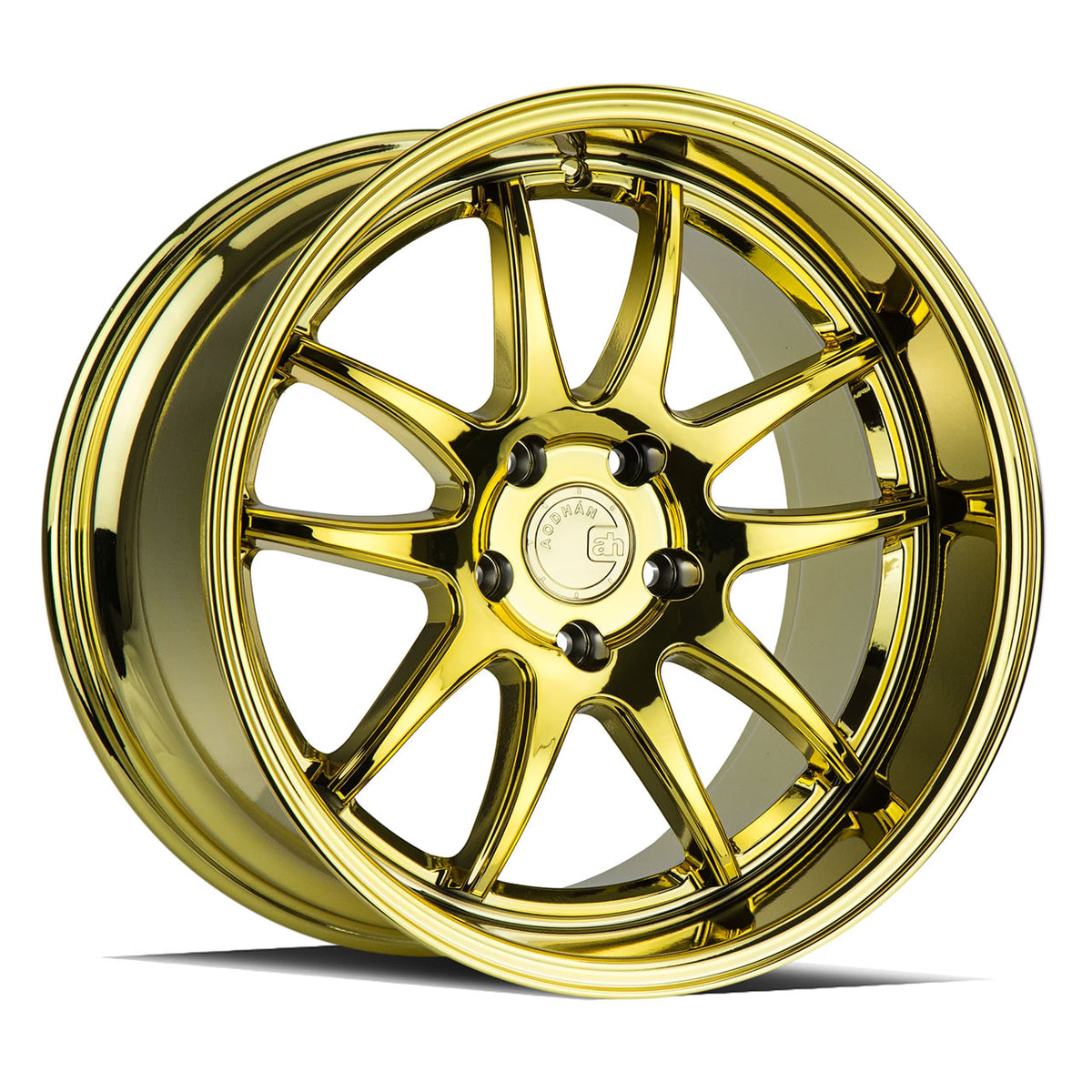 Aodhan DS02 Gold/Chrome wheel