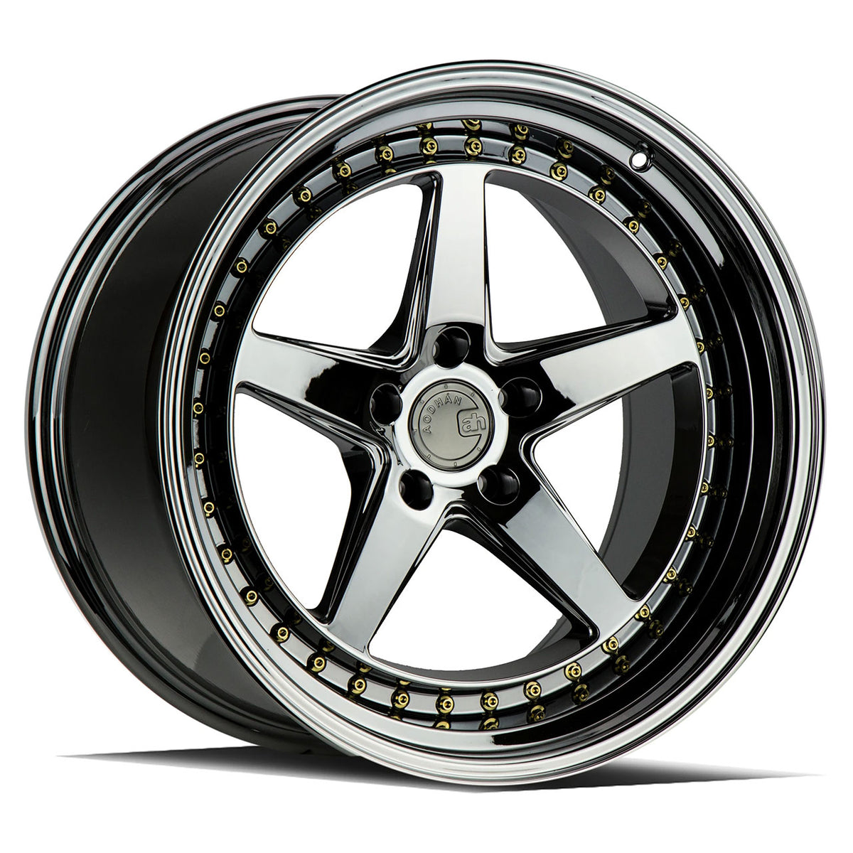 Aodhan DS05 Black/Chrome wheel