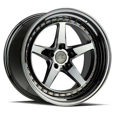 Aodhan DS05 Black/Chrome wheel