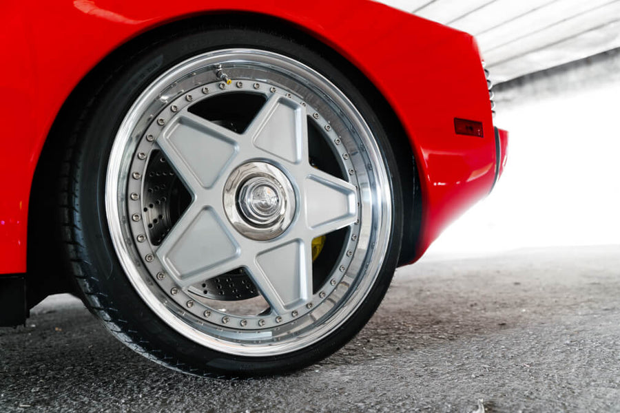 HRE 505M forged wheel on Ferrari Testarossa