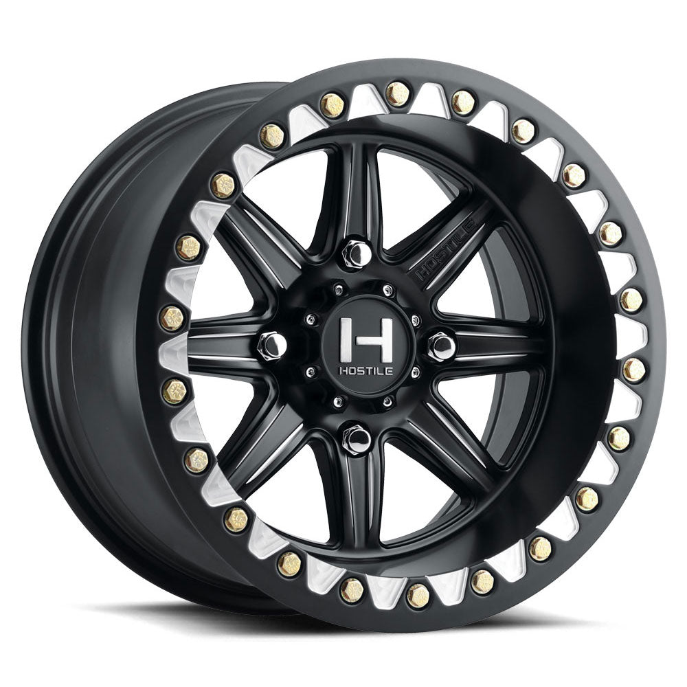 Hostile H309 ALPHA UTV Black/Machined wheel