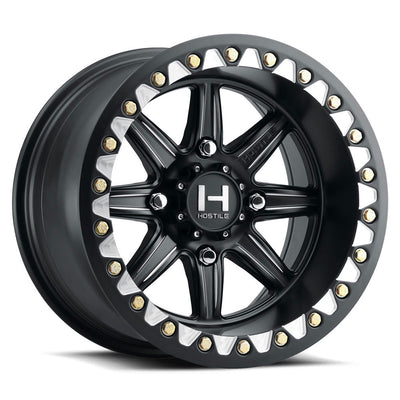 Hostile H309 ALPHA UTV Black/Machined wheel