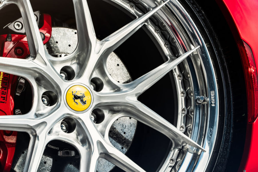 HRE S101SC forged wheel on Ferrari Sf90 Stradale Rosso Corsa